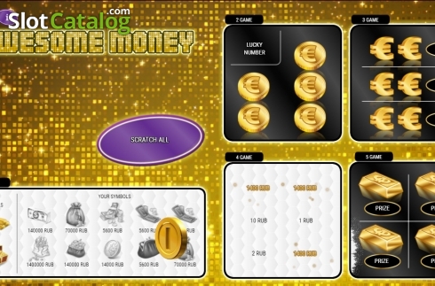 Game workflow 2. Awesome Money Scratch slot
