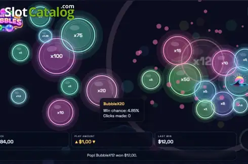 Neon Bubbles demo. Neon Bubbles slot
