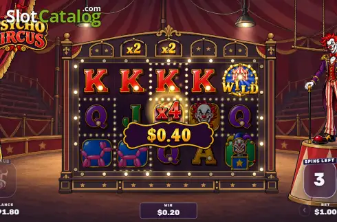 Pantalla3. Psycho Circus Tragamonedas