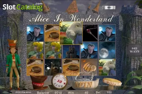 Wild Win screen. Alice in Wonderland (BetConstruct) slot