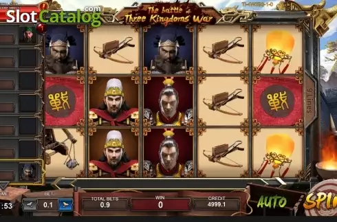 Bildschirm2. The Battle of Three Kingdoms War slot