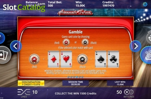 Gamble. Amecar Force slot