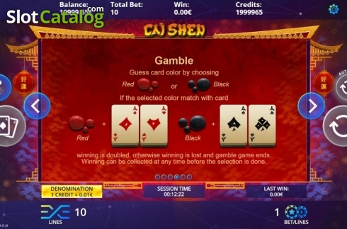 Gamble. Cai Shen slot