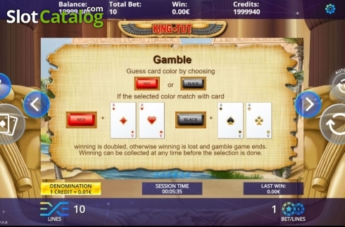 Gamble. King Tut (DLV) slot