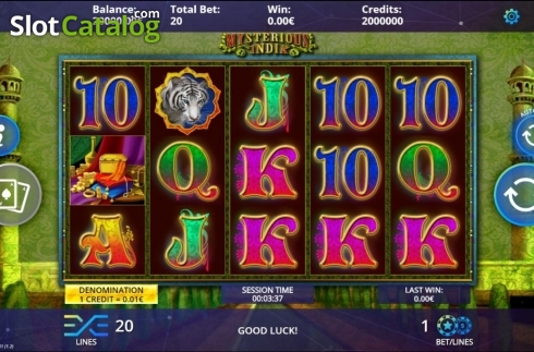Reel Screen. Mysterious India slot