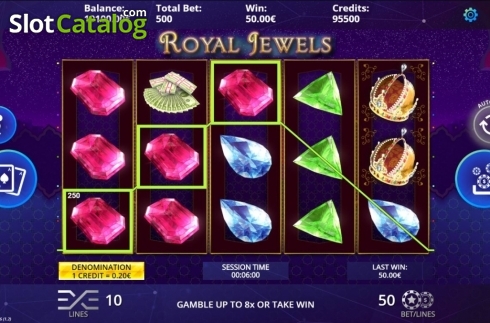 Win. Royal Jewels (DLV) slot