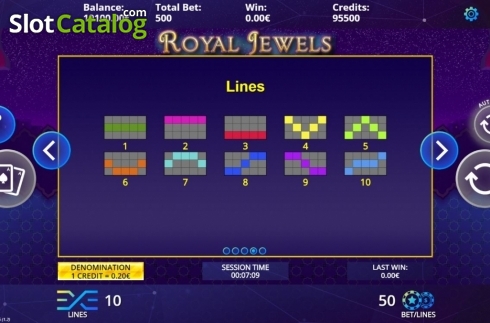 Οθόνη5. Royal Jewels (DLV) Κουλοχέρης 