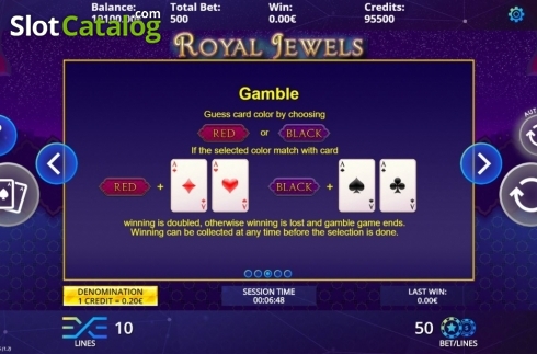 Gamble. Royal Jewels (DLV) slot