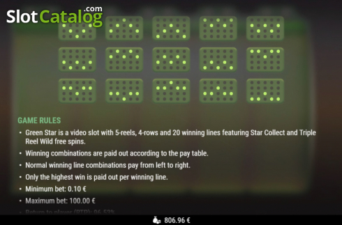 Captura de tela9. Green Star slot