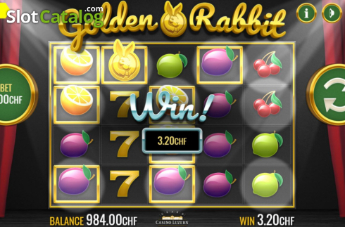 Win Screen 2. Golden Rabbit (PAF) slot
