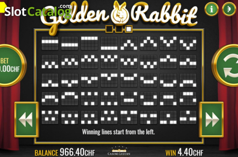 画面8. Golden Rabbit (PAF) カジノスロット