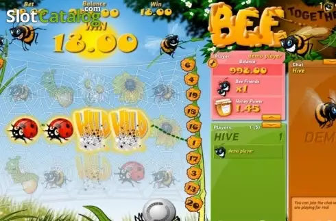 Game Workflow screen. Bee Together slot