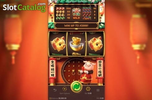 Ecran2. Piggy Gold (PG Soft) slot