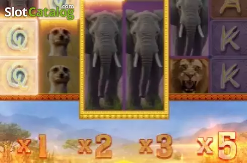 Win Screen 2. Safari Wilds slot