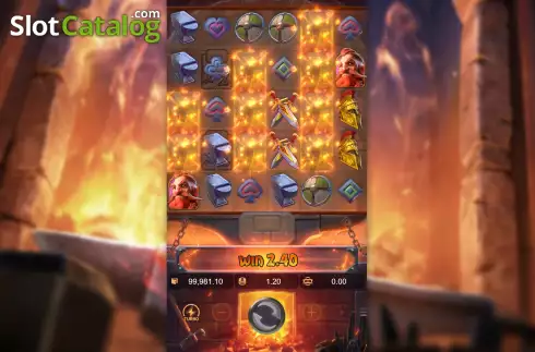 Win Screen 2. Forge of Wealth slot