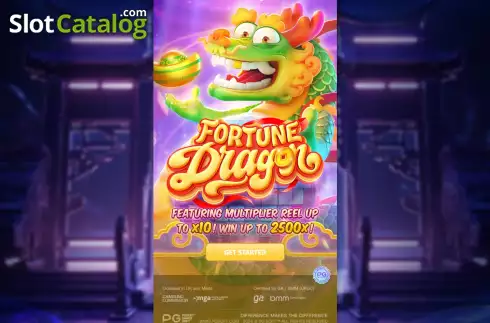 Start Screen. Fortune Dragon (PG Soft) slot