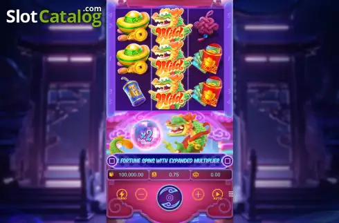 Game Screen. Fortune Dragon (PG Soft) slot