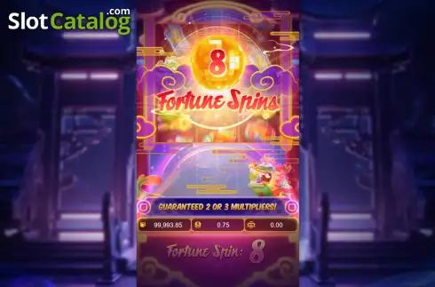Free Spins Win Screen. Fortune Dragon (PG Soft) slot