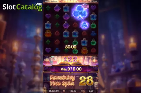 Free Spins Win Screen 2. Mystic Potion slot
