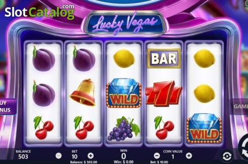 Reel Screen. Lucky Vegas slot