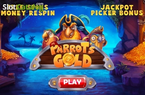 Start Screen. Parrot's Gold slot
