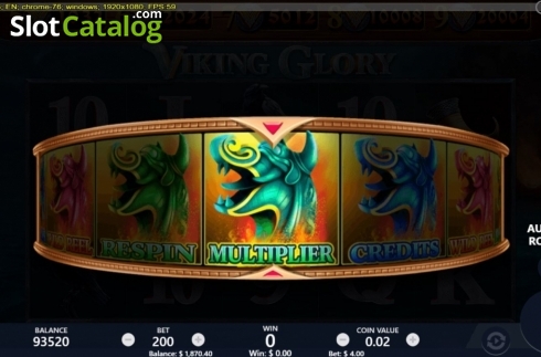 Ekran6. Viking Glory yuvası