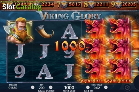 Ekran7. Viking Glory yuvası