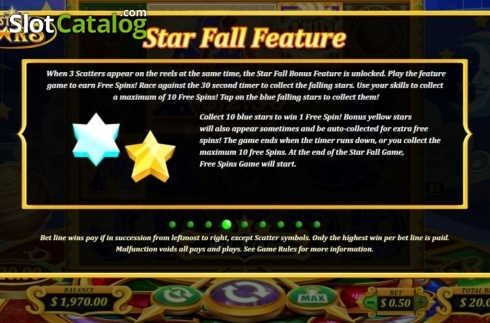 Features 4. Destiny Stars slot