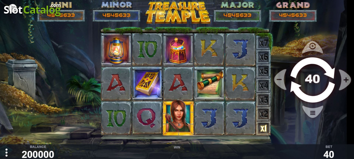 Treasure temple храм сокровищ — игровой автомат без регистрации ставок
