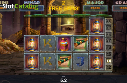 Bildschirm9. Treasure Temple slot