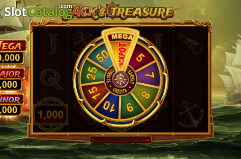 Bonus Wheel 1. Jack's Treasure slot