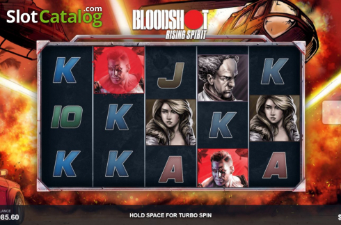 Reel Screen 3. Bloodshot Rising Spirit slot