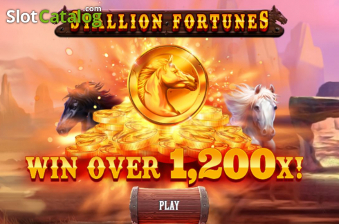 画面2. Stallion Fortunes (スタリオン・フォーチュンズ) カジノスロット