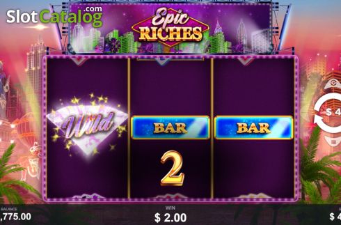 Win Screen 3. Epic Riches slot