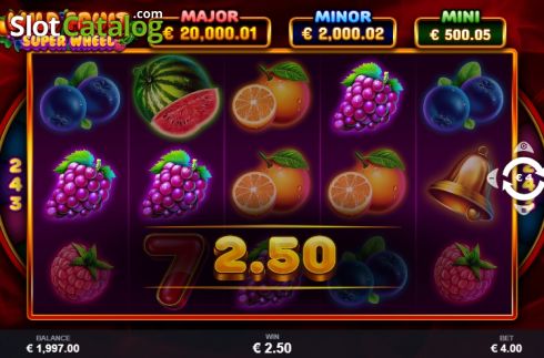 Bildschirm4. Wild Fruit Super Wheel slot