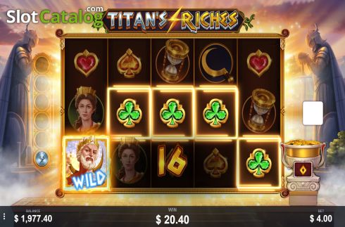 Win Screen 2. Titan's Riches slot