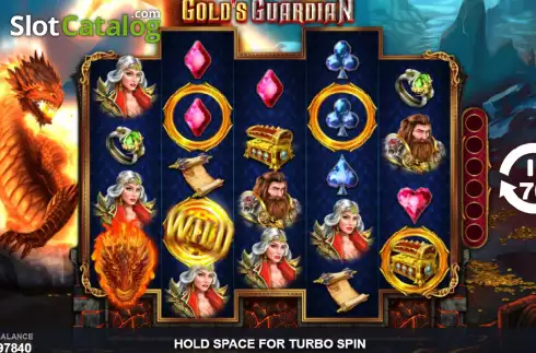 Feature Screen 1. Gold's Guardian slot