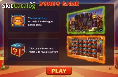 Bildschirm6. Jack in the Box (Wizard Games) slot