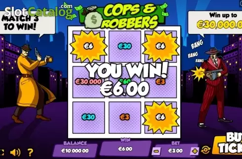 Captura de tela3. Cops and Robbers (Wizard Games) slot
