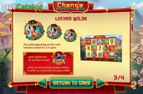 Captura de tela4. Chang'e Goddess Of The Moon (Wizard Games) slot