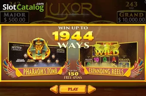 画面5. Luxor カジノスロット