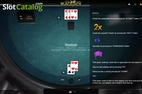 画面4. Non-Stop Blackjack カジノスロット