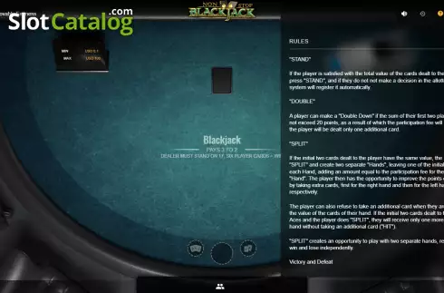 Bildschirm5. Non-Stop Blackjack slot