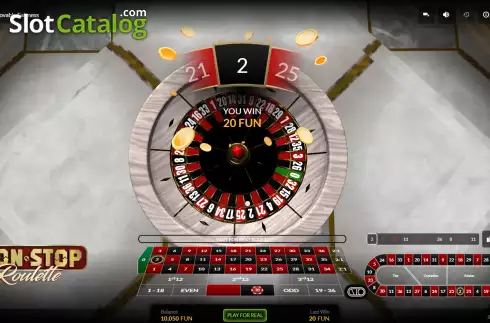 Schermo5. Non-Stop Roulette slot