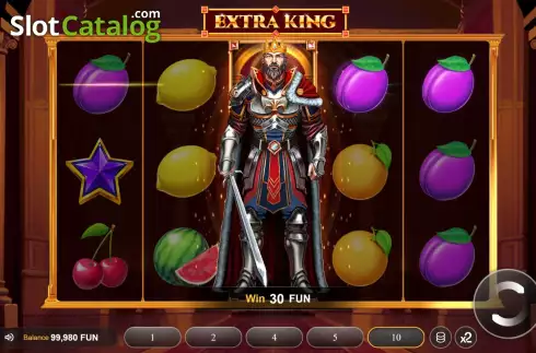 Bildschirm3. Extra King slot