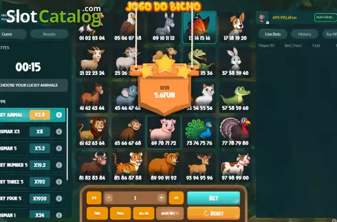 Schermo3. Jogo Do Bicho (Pascal Gaming) slot