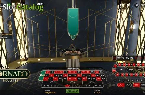Bildschirm2. Tornado Roulette slot