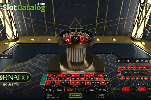 Bildschirm3. Tornado Roulette slot