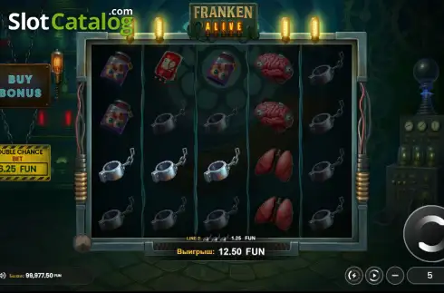Captura de tela3. Franken Alive slot