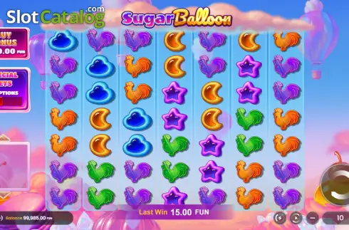 Captura de tela2. Sugar Balloon slot